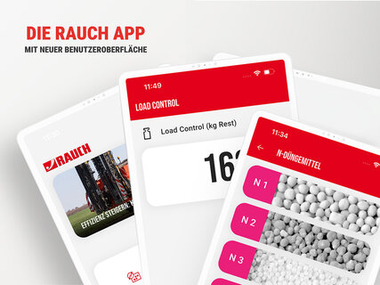 RAUCH Streutabellen App mit neuem Design